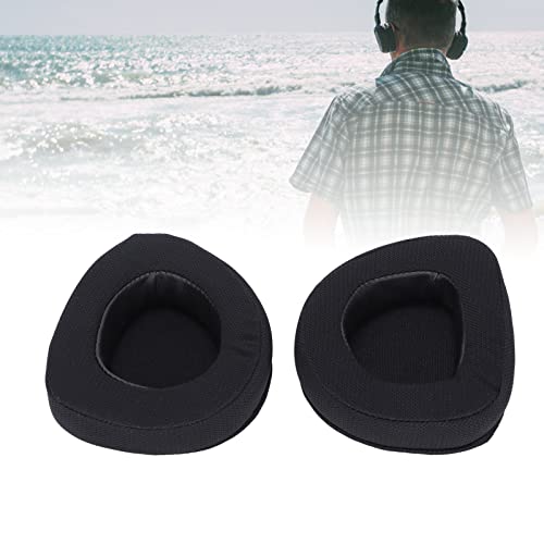 Earpads Replacement Pad, Headset Ear Pads Breathable Mesh Fabric Headset Ear Cushion Pads for ROG Theta Headset - Image 2