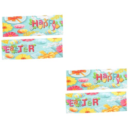 2 Pezzi Di Pasqua Banner Arredamento Ornamento Bandiere Fotografia Sfondo Regali Di Porta Cortile Bandiera Esterna Festa Di
