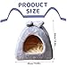 HDBHSBE 35x35cm Soft Warm Cat Cave with Bow Removable Foldable Washable Cat Cave for Cats and Small Dogs.Indoor beds..Houses for Interior..Bed for