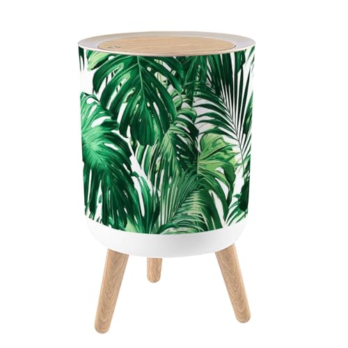 Caneca de Basura Plástica Redonda 7L con Tapa