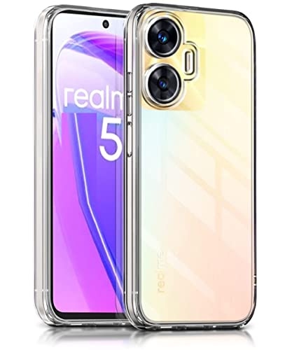 Image of Rubber Back Cover for Realme RMX3710 / C55 - Transparent