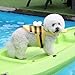 GRABAGECAN Pets Life Vest Swimsuit Life Vest Adjustable Belt Flotation Device Swimsuit for Swimming