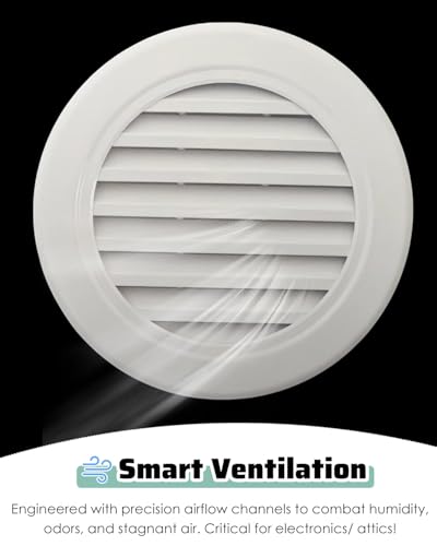 Grille d'aération pour plafond et grenier avec trappe de visite - 4
