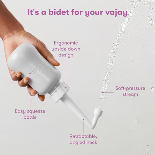 Frida Mom Upside Down Peri Bottle Sprayer for Postpartum Care w/ Bag, Gray - image 3
