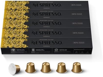 Nespresso Original, Ispirazione Venezia, Medium Roast, 50-Count Coffee Pods