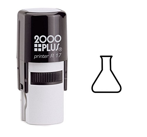 StampExpression - Laboratory Flask Self Inking Rubber Stamp - Black Ink (A-6255)