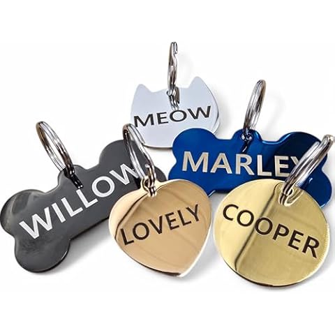 Personalised Engraved Pet ID Tags for Dogs and Cats Cover