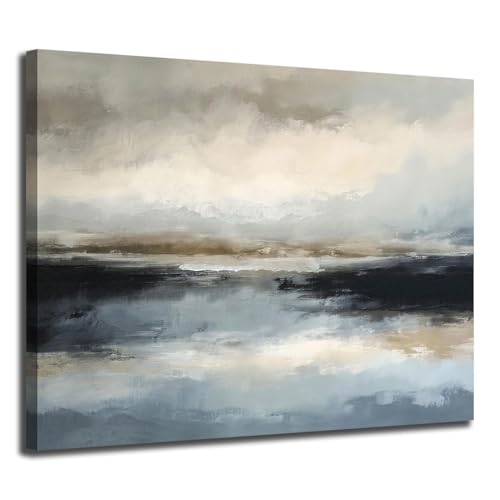 Arjun Abstract Wall Art Modern Landscape Canvas Painting Artwork for Bedroom Living Room Bathroom Home Office Wall Décor, 11"x14"