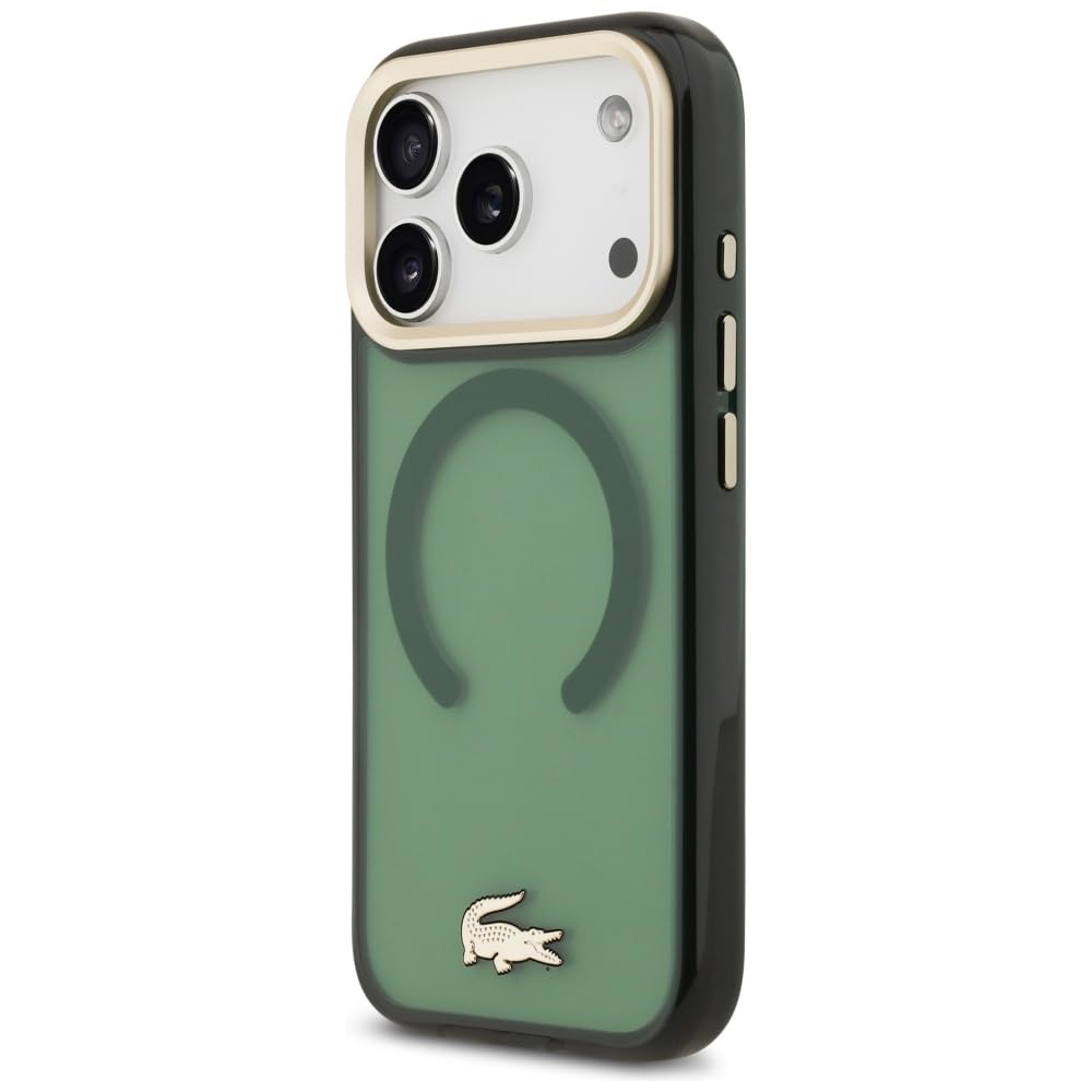 Coque iPhone 17 Pro Lacoste Sinople transparente MagSafe anti-chocs - 8