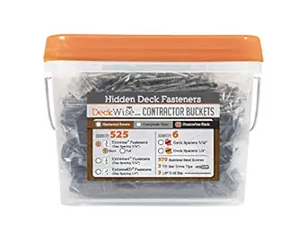 DeckWise (Black) Ipe Clip Extreme Hidden Deck Fasteners, 3/32
