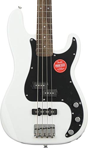 Fender 370500505Squier by Affinity Series Precision Beginnger Electric Bass - PJ - Race Red (0370500505)