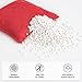 POTIVE Cornhole Bags Set of 8 Regulation Corn Hole Bean Bags for Cornhole Game, Professional Weather Resistant Corn Hole Bags with Tote Bag(Red/Gery)