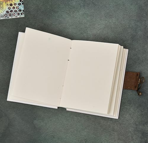 Image of Handmade Pink Floral Diary with Lock | ?The Best Things Happen Unexpectedly? Quote | 7x5 Inch Aesthetic Journal | Recycled Paper Notebook for Writing & Gifting