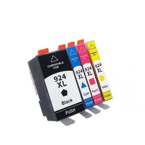 Cartouche encre 924 compatible OfficeJet Pro 8122E pour télétravail et devoirs des enfants