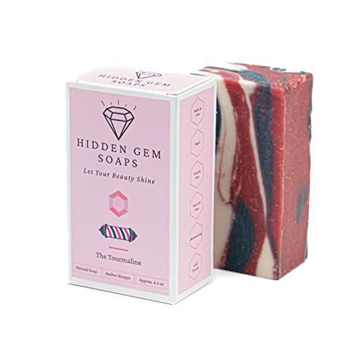 Hidden Gem Soaps All Natural Handcrafted Bar Soaps, 6 Pack, Cold Process, Made In Usa, Palm Oil Free, Vegan #TOP7