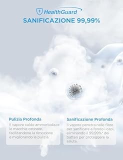 Midea Lavatrice Carica Frontale, 10 kg, Classe A-30%, 1400 Giri, Vapore, Silent Inverter Motor, Lavaggio Potente e Rapido,Pannello Touch, Bianco - MF21EW100B