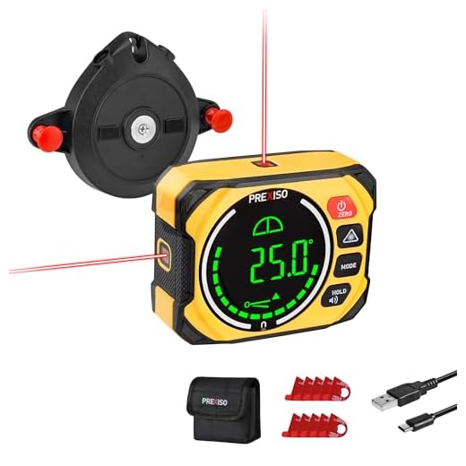 PREXISO 3-in-1 Digital Angle Gauge
