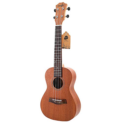 Ranber Sapele Concert Ukulele Kits 23 Pouces 4 Cordes Mini Guitare HawaïEnne avec Sac Tuner Capo Strap Stings Picks Picks - Les Beatles, Paul McCartney, John Lennon, RIngo Starr, George Harrison Ranber Sapele Concert Ukulele Kits 23 Pouces 4 Cordes Mini Guitare HawaïEnne avec Sac Tuner Capo Strap Stings Picks Picks – Image 3