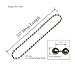 #10 Nickel Plate Continuous Loop Metal Bead Chain for Clutch Roller Window Shade 36