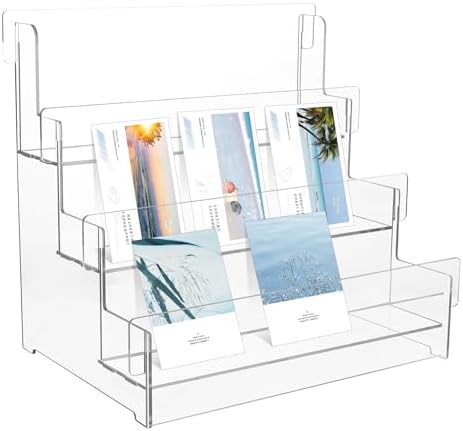 Amazon.com: Greeting Card Display Acrylic Sticker Display Stand for ...