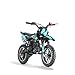 Produktbild KXD 705 49ccm 4 Takt Leopard Dirtbike Kinder Dirt Bike CrossBike Enduro Dirtbike Pocket 49cc Pitbike PocketBike Motocross Motorrad Motorbike Motorsport Pocket Vollcross Crossbike Türkis