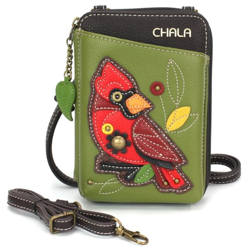 Image of CHALA Wallet Crossbody Cell Phone Purse - Women Faux Leather Multicolor Handbag with Adjustable Strap