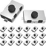 DAOKAI Microinterruttore tattile a pulsante 4x6x2,5 mm, interruttore a montaggio superficiale a 2 pin, 50 mA, 12 V CC, microinterruttore tattile momentaneo miniaturizzato a pulsante - 20 pezzi