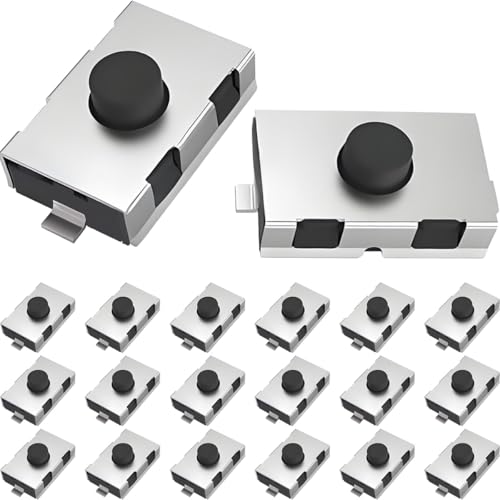 Image of DAOKAI Tactile Micro Switch Push Button 4x6x2.5mm 2 Pin Surface Mount Switch 50mA 12V DC Miniature Micro Momentary Tactile Tact Touch Push Button for Electronic devices-20pcs