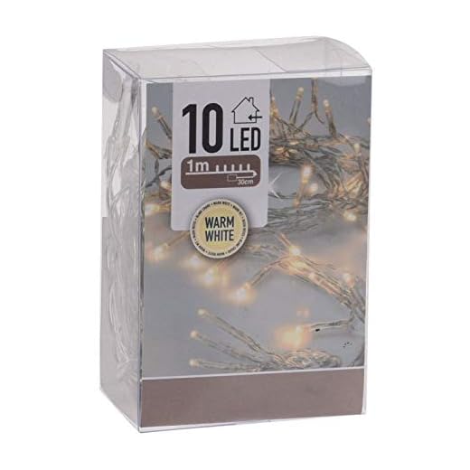 Spetebo LED Lichterkette warm weiß mit Timer - 1 m Länge mit 10 LED - Weihnachts Beleuchtung für Innen - Indoor Weihnachten Advent Winter Tisch Fenster Deko Batterie betrieben