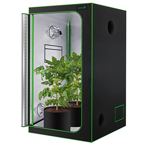 SereneLife Medium Hydroponic Grow Tent Garden - 36'' x 36'' x 72''