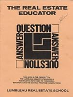 The Real Estate Educator; Question/answer Book B000N4EC3Y Book Cover