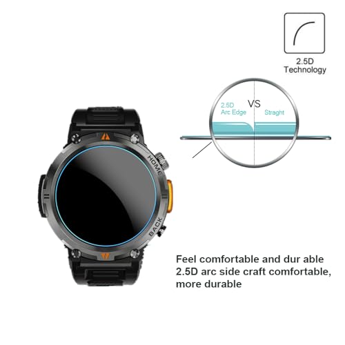 Mihence 091800623 Screen Protector Compatible For Ke5 / Ke3 1.45'' Smartwatch thumb #3