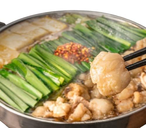 [ギフト対応可] 博多もつ鍋おおやまもつ鍋しょうゆ味2人前 (もつ480g) [福岡県 須恵町]