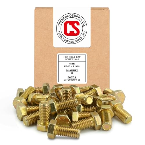 Chenango Supply 1/2-13 x 1 Grade 8 Hex Head Bolts