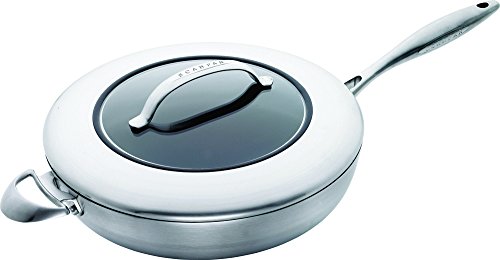 Scanpan CTX 12-3/4-Inch Covered Saute Pan, 12.75 inches, Silver