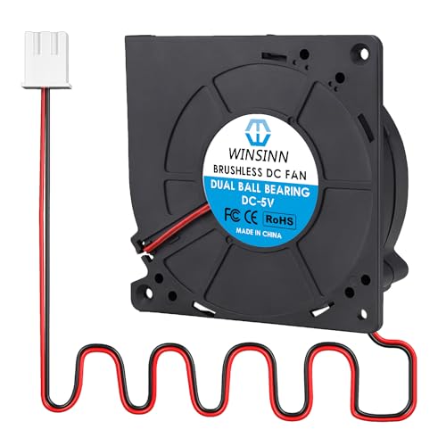 Ventilador de 120 mm CC de 5 V para extrusión y refrigeración de impresoras 3D