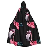 Lieux : parfait pour Halloween, costumes de cosplay, costumes de scène, fêtes masquées, soirées à thème, fêtes dansantes, comiques etc. Il peut être utilisé pour les fêtes, les carnavals, Halloween, les fêtes costumées et plus encore. Lorsque vous portez une cape à capuche, vous serez la star de la fête.