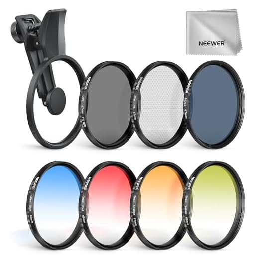 NEEWER 67mm 7 Pack ND Filter Set