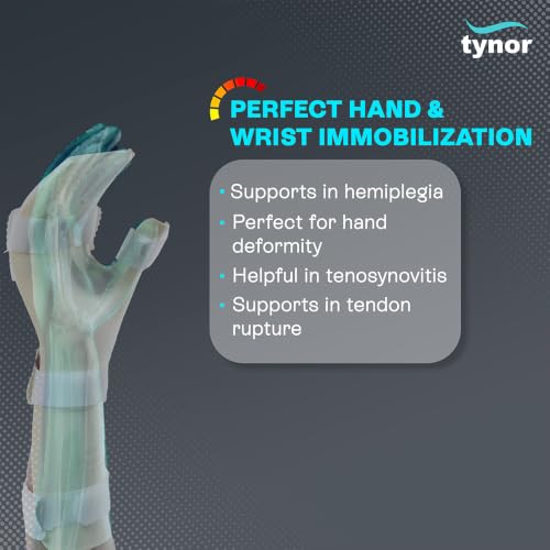 Image of TYNOR Hand Resting Splint, Beige, Left, Medium, 1 Unit
