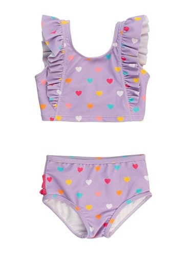 Image of RuffleButts Baby /Toddler Girls UPF50+ Waterfall Tankini Two Piece Swimsuit