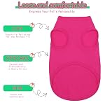 Dog Clothes Fashionable Sleeveless Pet Vest: 'Little Miss Sassy' Printed Cotton Dog Shirt, Ideal for Small, Medium, and Large Breeds, Ensuring Comfort and Breathability Rose Red M - Image 4