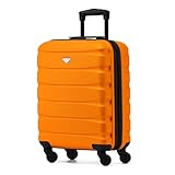 Flight Knight 55x40x20 Ryanair Priority Cabin Suitcase, Also for EasyJet, Jet2, Lightweight,ABS Hard Shell, Durable 4-Wheel Cabin Case, Carry-On Size 10kg Hand Luggage, Travel Bag- 55 x 40 x 20