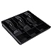 Cash Drawer Register Insert Tray Replacement 3 Bills 3 Money Storage Box 9.6 x 9.6 x 1.4inch to Make Money Well Organized (Black)