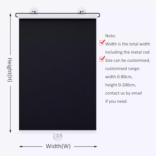 Persianas enrollables personalizables con ventosa de 72x130 8