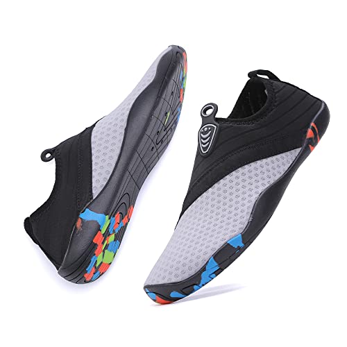 Image of Vsufim Quick-Dry Water Sports Barefoot Shoes Aqua Socks for Swim Beach Pool Surf Yoga for Women Men