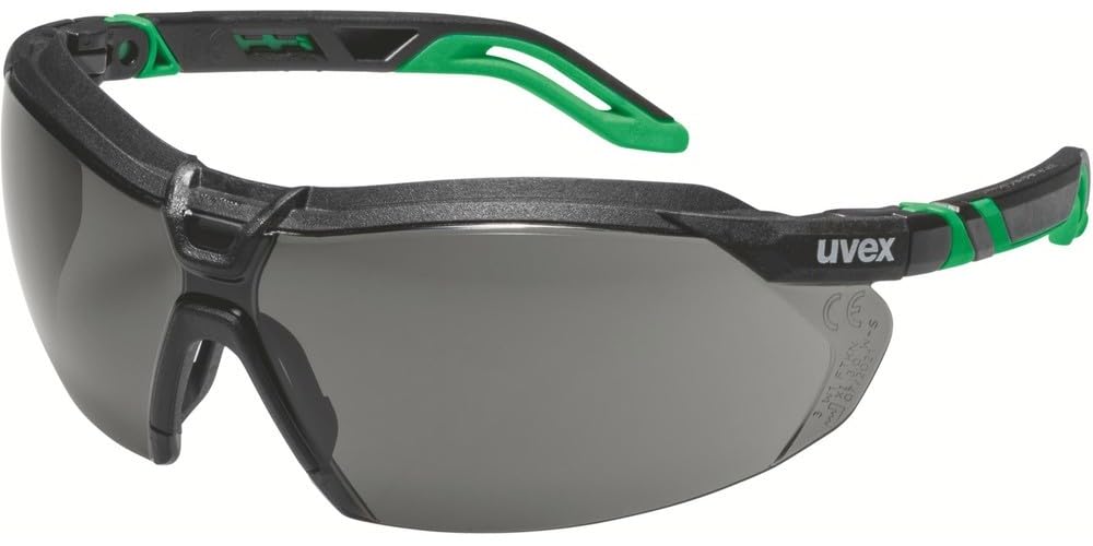 Uvex i-5 9183043 okulary ochronne, czarne, zielone, wielokolorowe