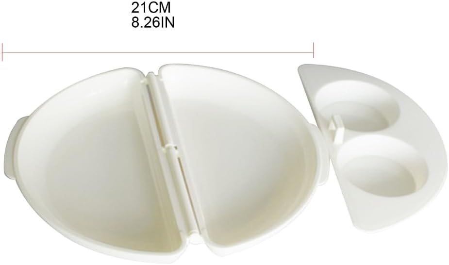 Egg Poacher Microwave Omelet Pan Microwave Omelette Egg Maker Tray Kitchen Cooking Tools PP Material for Cooking Eggs