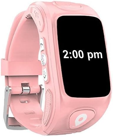 iGPS 4A-996O-M7LE Kids Smart Watch Phone for Kids with Wi-Fi, GPS Tracking, Sim Card, SOS, Remote Monitoring - Pink
