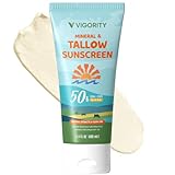 Beef Tallow Sunscreen with Zinc Oxide: Natural...