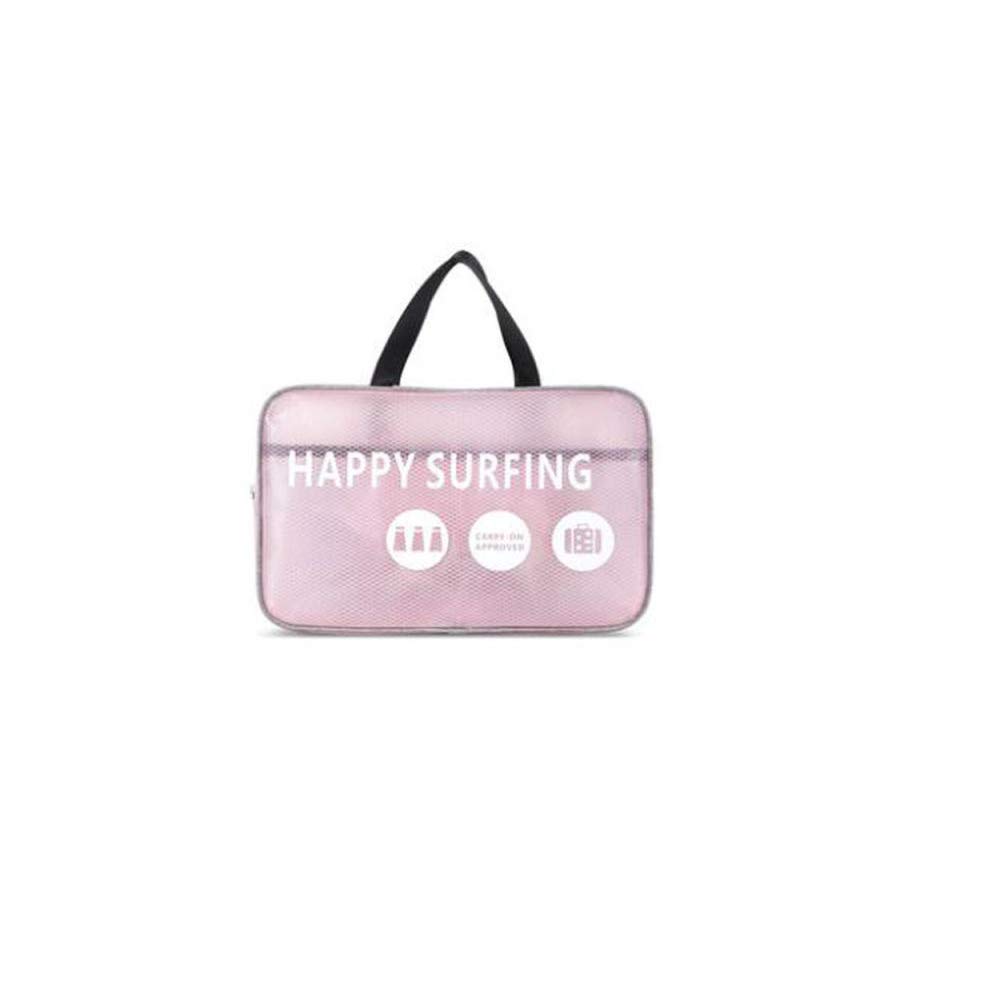 Sac de natation étanche et transparent rose REYG pour voyage et sport